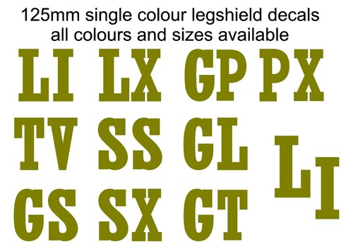 Single colour lambretta - single,