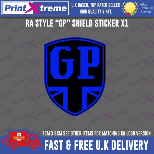 Badge decal sticker - badge, gp125