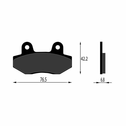 Rear brake pads - rear, lambretta