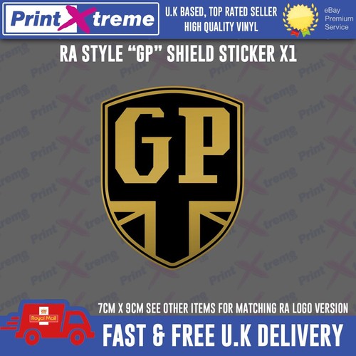 Badge decal sticker - gp,