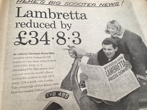 Lambretta 125 advertisement - li,