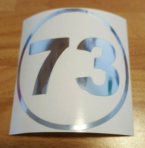 Racing numbers chrome vespa - numbers,